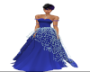 TEF BLUE JEWELED GOWN