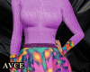 AC! Purple Flower Gamis
