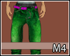 |M4|HipHop Green Jeans