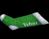 [W]Green Stocking Velvet
