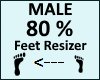 Feet Scaler 80%