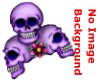 Skulls & Flower  Sticker