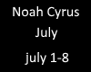 Noah cyrus july