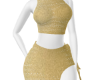 sexy gold outfit