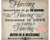 HOME quotes 2sides frame