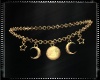 Moon & Stars Choker Gold