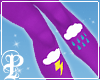 Storm Stockings - Purple
