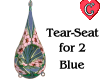 TearSeat for2 FlowerBlu