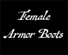 Female Armor Boots
