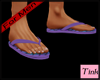 M - Bow purple shoe