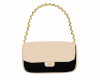 Shearling Flap Bag Blk