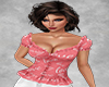 Salmon Corset Top