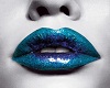 Blue Lip Art