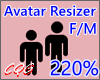 CG: Avatar Scaler 220%