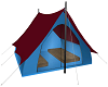 {D} Blue Tent