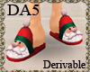 (A) Santa Slippers F