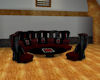 Red Rose Couch Set