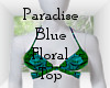 Paradise Blue Floral Top