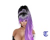 plat x purple hair