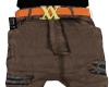 S. Brown Destroyed Jeans