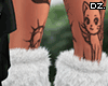 D. Lara White Fur Boots!