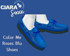 Color Me Roses Blu Shoes