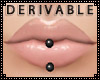 Derivable Lip Piercing