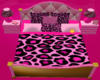Pink Cheetah Trigger Bed