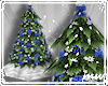 !Christmas Tree blue sil