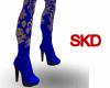 (SK)Blue Lace Boot