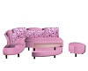 pink n floral couch