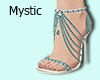 M| Light blue heels
