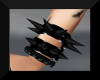 Spiked Cuff Black Left