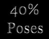 (BRM) 40% Poses Sign