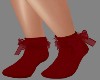 !R! Red Bow Bootees