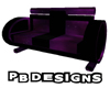 PB Art Deco Couch Purple