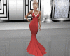 Red & Silver Gown