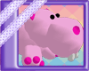 My ridding hippo pink
