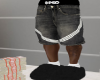 Blk ArcJorts Shorts
