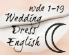☾ Wedding Dress Eng