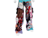 J--KW Cargo pants set001