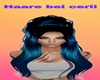Dunkel Blaue Haare