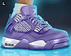 4s Retro Sneakers Purple