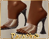 P9)"AJ" Taupe Lace Heels