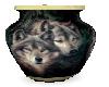 Wolf Vase 2