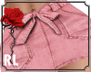 * Pink Jean Skirt RL