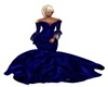 LS Blue Velvet Dress