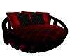 [U] Cuddle Chair red/blk