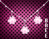 [B] Pink Paw Belly Chain