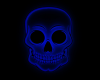Blue Skull Lamp